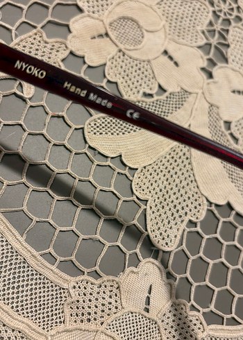 Bordo Dantel Detaylı Retro Kadın Güneş Gözlüğü - Görsel 5