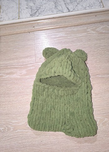 balaclava Kadın su yeşilii Örgü Bere