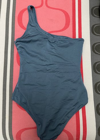 40 Beden mavi Renk Penti Mavi Tek Omuzlu Mayo