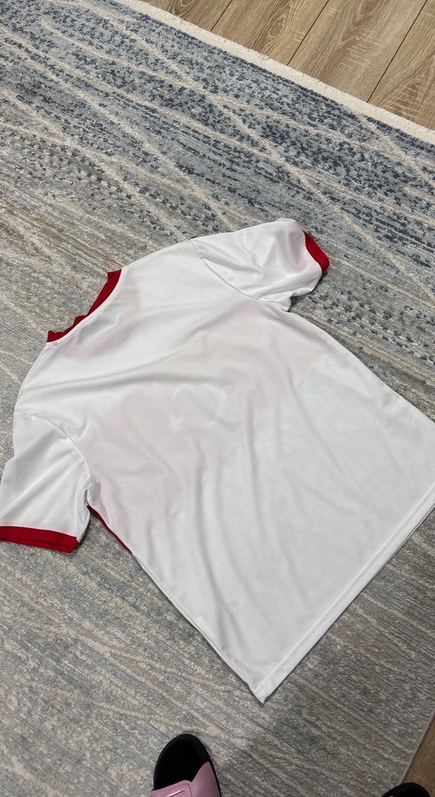 Beyaz Kırmızı Ay Yıldız Baskılı Tişört - Görsel 5