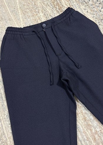 Lacivert Bağcıklı Erkek Spor Pantolon - Görsel 2