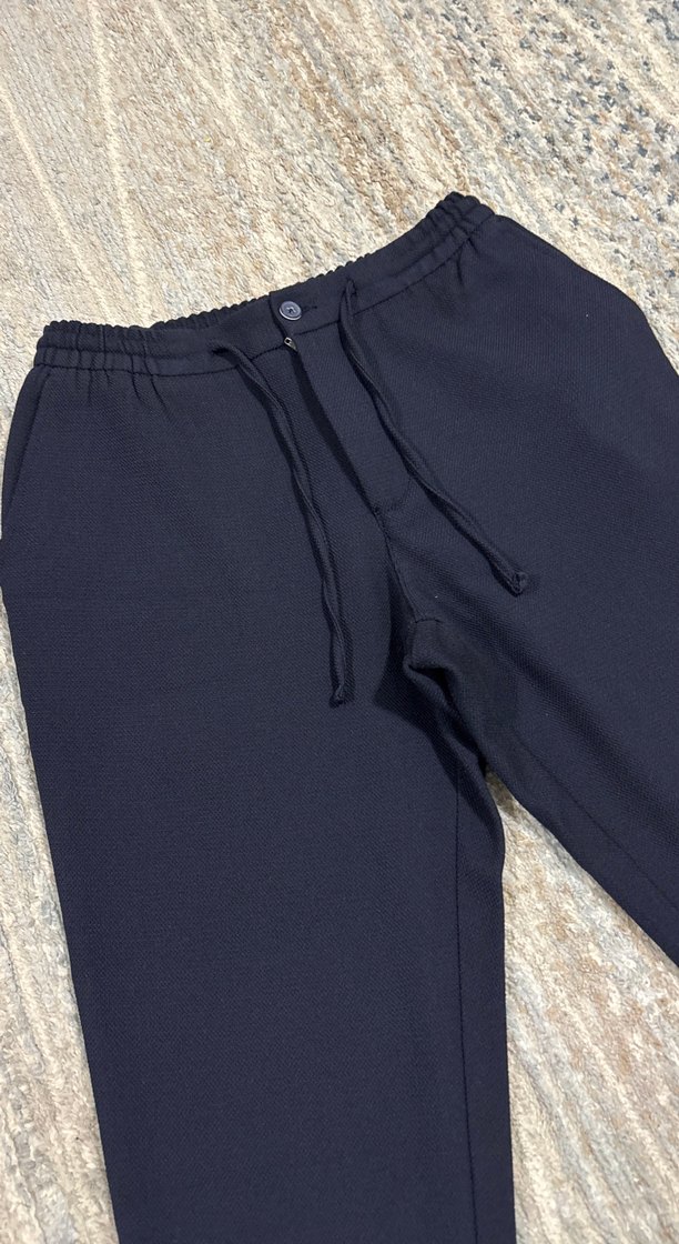 Lacivert Bağcıklı Erkek Spor Pantolon - Görsel 2