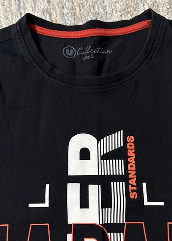 Siyah Baskılı Erkek  Tişörtü - Görsel 2