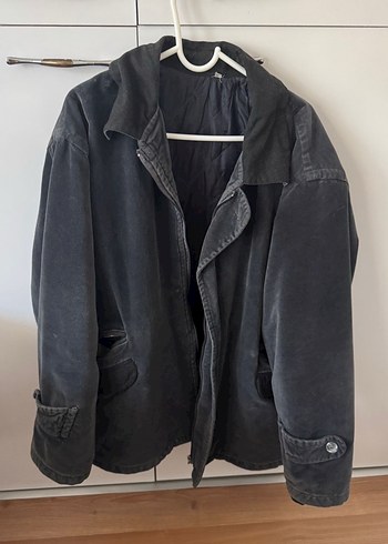 2K vintage Süet Düğmeli Midi Ceket