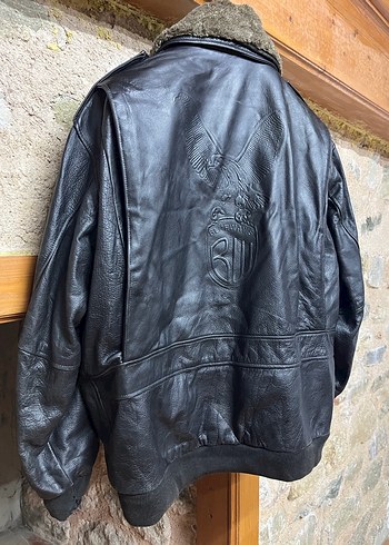 American Vintage Pilot Deri Ceket Vintage