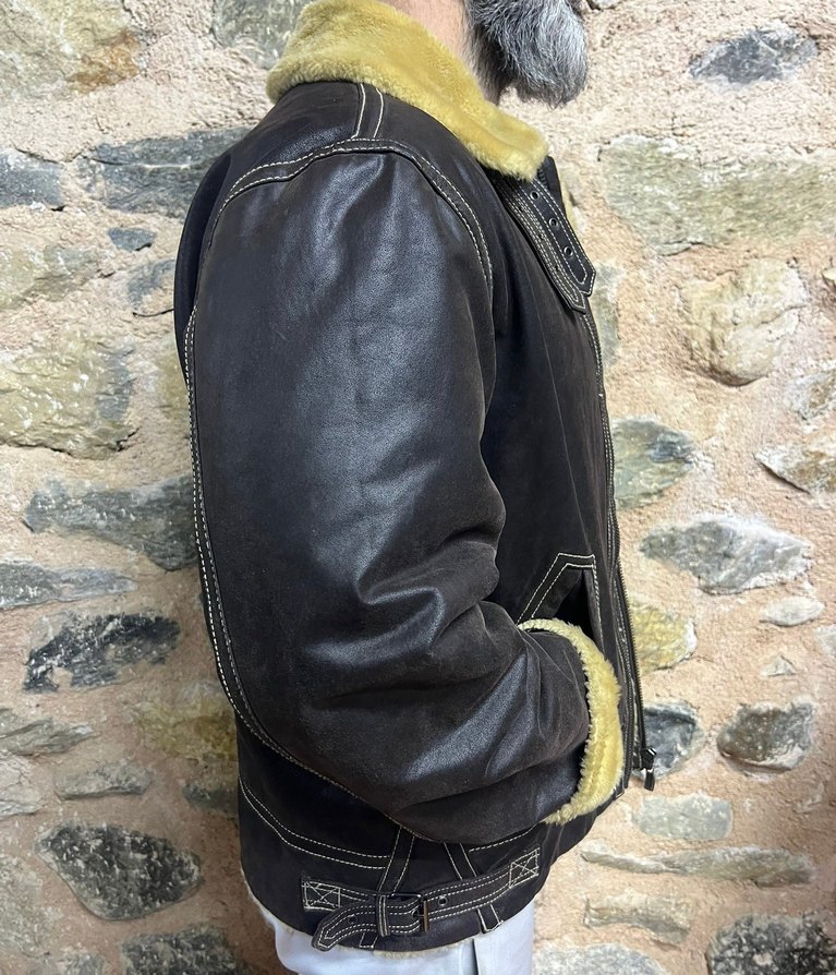 Deri Mont Shearling - Görsel 4