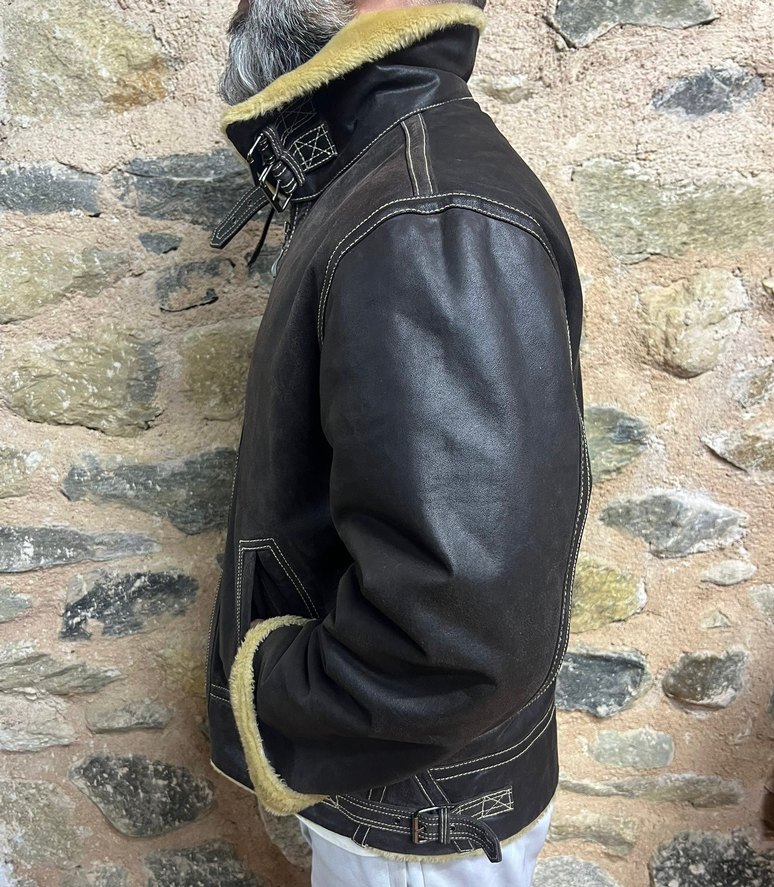 Deri Mont Shearling - Görsel 3