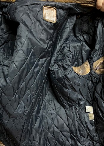 Deri Biker Ceket Vintage - Görsel 8