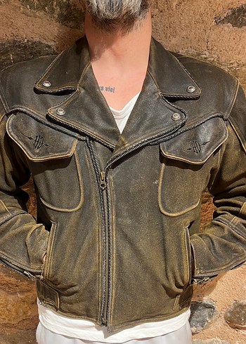 Harley Davidson Deri Ceket - Görsel 5