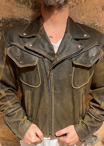 Harley Davidson Deri Ceket - Görsel 4