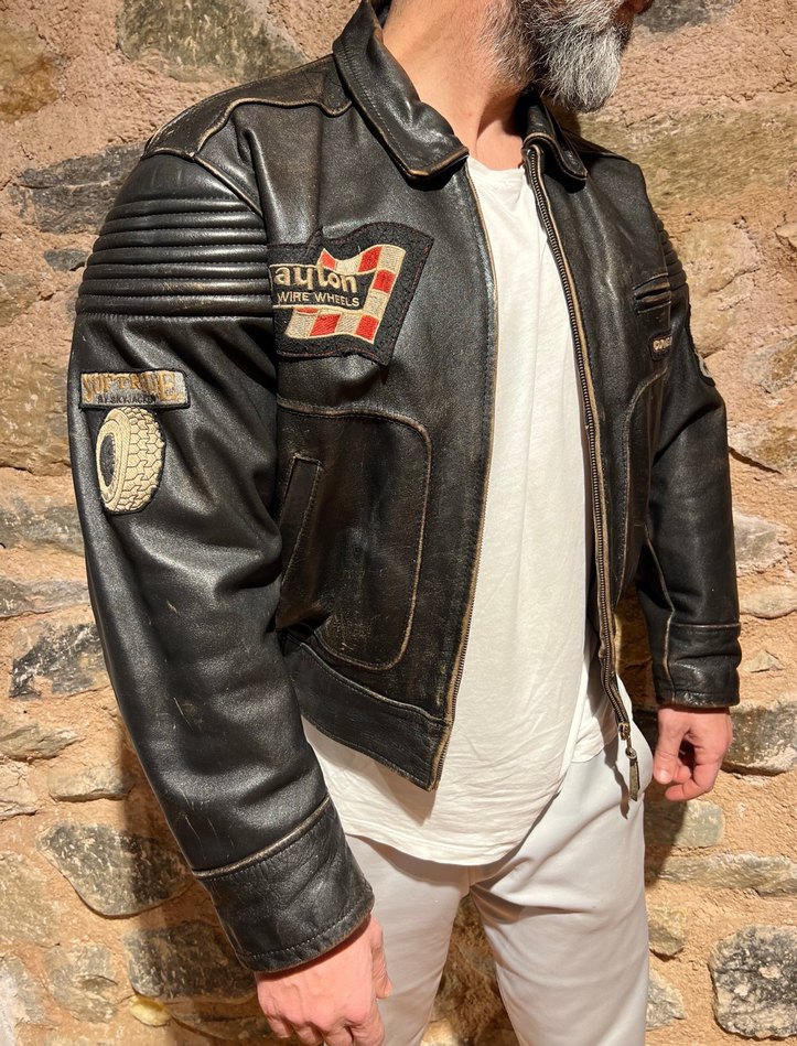 Deri Ceket Biker Skyjacker - Görsel 4