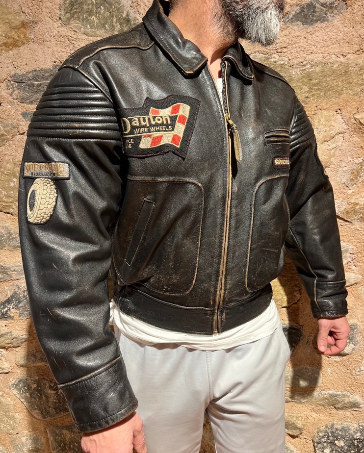 Deri Ceket Biker Skyjacker - Görsel 5