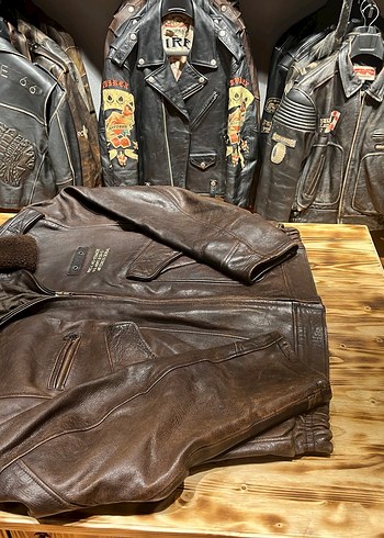 Pilot Deri Ceket Skyjacker - Görsel 9