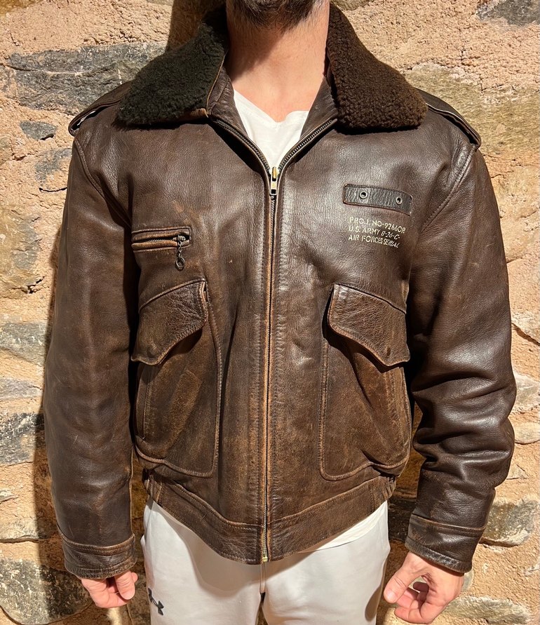 Pilot Deri Ceket Skyjacker - Görsel 2