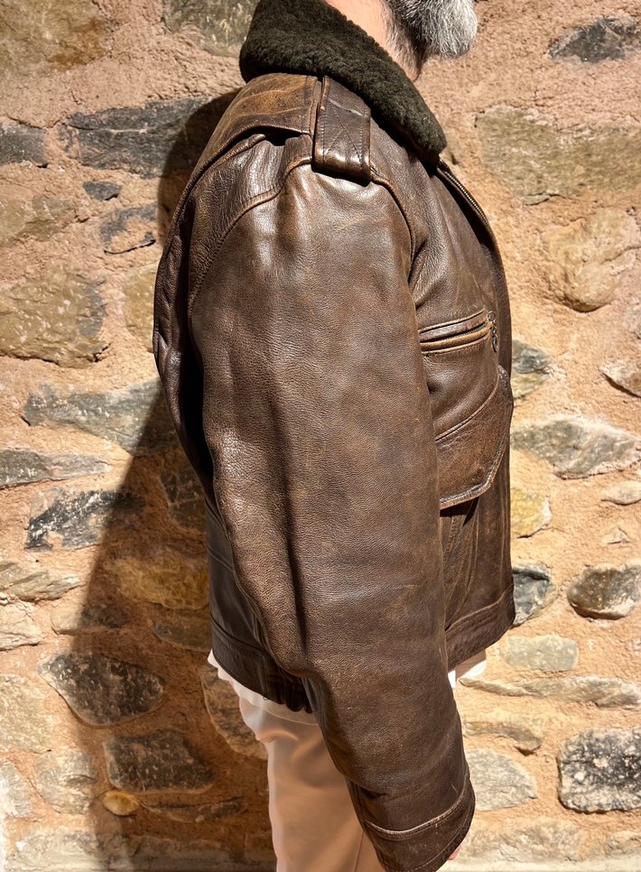 Pilot Deri Ceket Skyjacker - Görsel 5