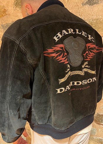 Deri  Ceket Harley Davidson - Görsel 4