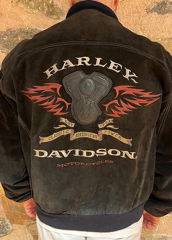 Deri  Ceket Harley Davidson - Görsel 5