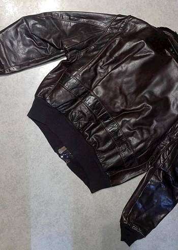 Deri Ceket Vintage - Görsel 4