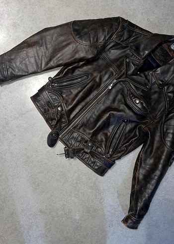 Deri Ceket Vintage - Görsel 5