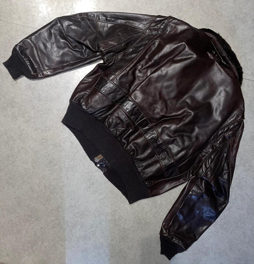 Deri Ceket Vintage - Görsel 4