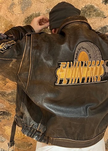 Lee Deri Biker Ceket - Görsel 9