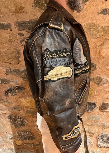 Lee Deri Biker Ceket - Görsel 6