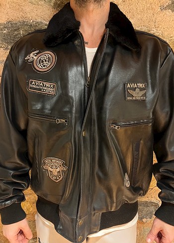 American Vintage Deri Pilot Ceket Aviatrix