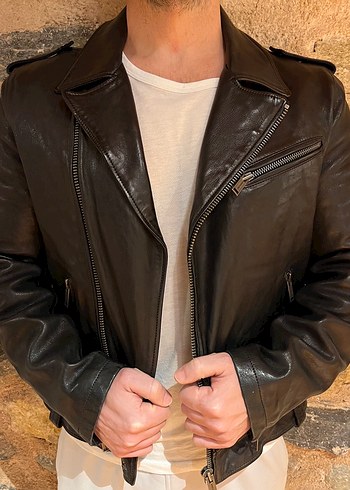 American Vintage Deri Ceket Biker Chevignon