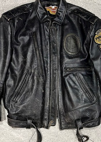 Harley Deri Biker Ceket