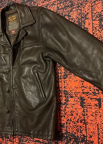 l Beden Deri Biker Vintage Ceket