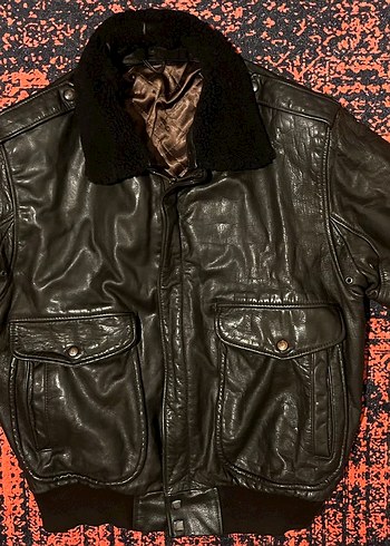 American Vintage Deri Ceket Pilot Vintage