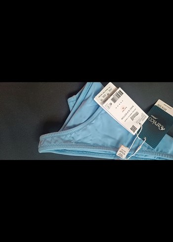 Mavi Kadın Bikini Altı, Mini Kesim - Görsel 3