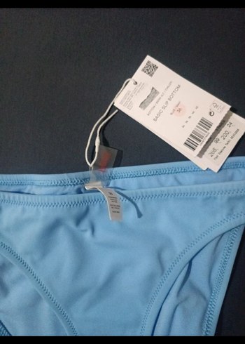 Mavi Kadın Bikini Altı, Mini Kesim - Görsel 2