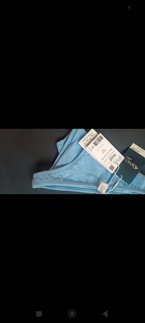 Mavi Kadın Bikini Altı, Mini Kesim - Görsel 3