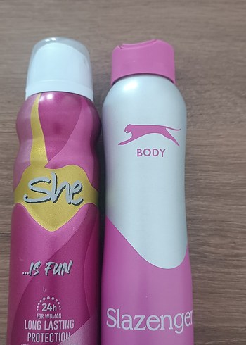 Kadın Deodorant Seti She ve Slazenger - Görsel 2