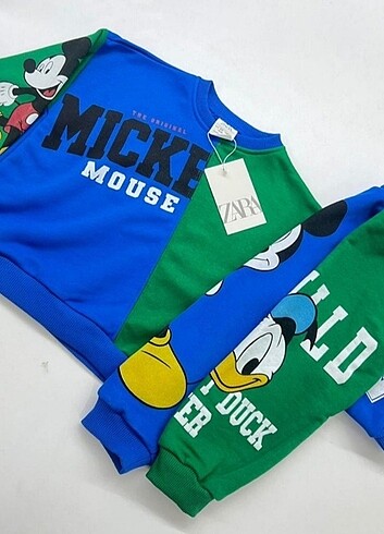 Zara Mickey Mouse Çocuk Takımı 5-6 Yaş 