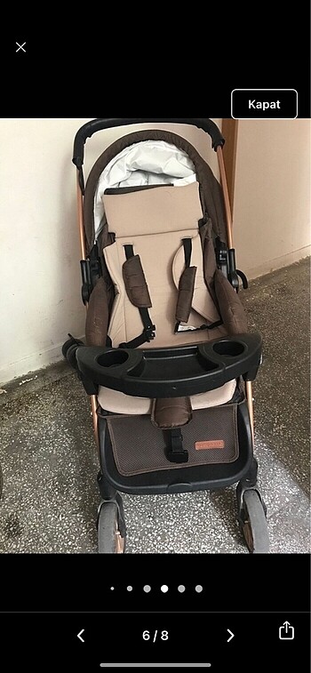 Bebek arabası isterseniz pusetide mevcuttur fakat fiyata dahil d