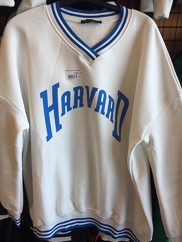 Harvard baskılı sweatshirt