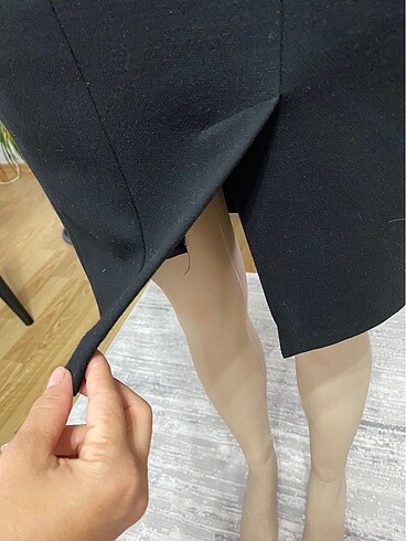 s Beden siyah Renk Fashion etek