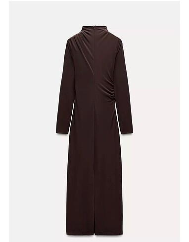 Zara Zara drape detaylı elbise