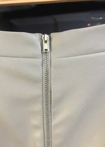 Basic Bej Mini Etek - Görsel 5