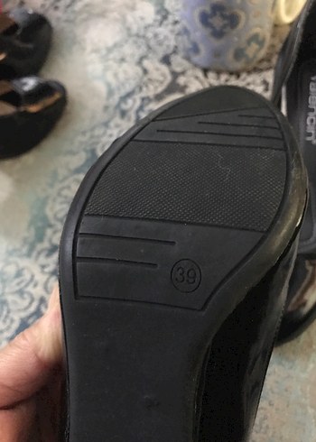 Klasik Siyah Rugan Stiletto Kadın Ayakkabı - Görsel 4