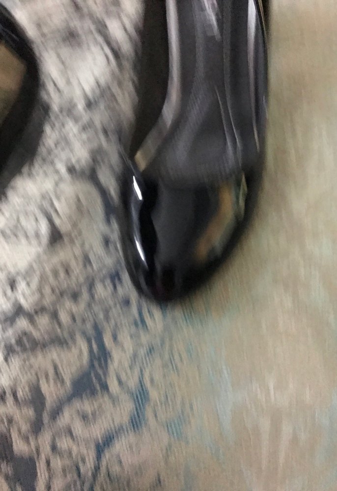 Klasik Siyah Rugan Stiletto Kadın Ayakkabı - Görsel 3