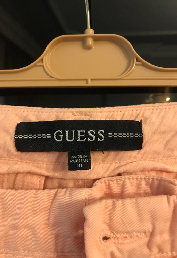 Pembe Pamuklu Erkek Mini Şort - Görsel 2