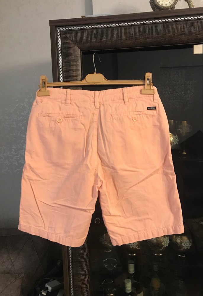 Pembe Pamuklu Erkek Mini Şort - Görsel 4