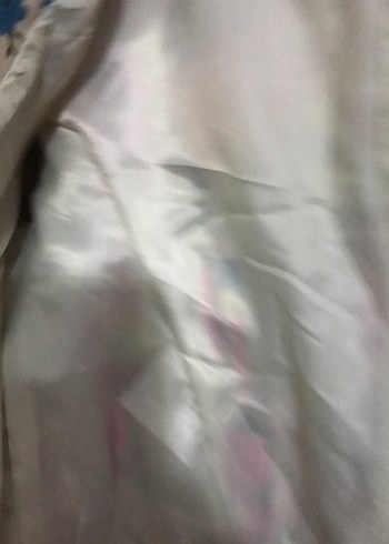 Çiçek Desenli Renkli Kadın Blazer Ceket - Görsel 3