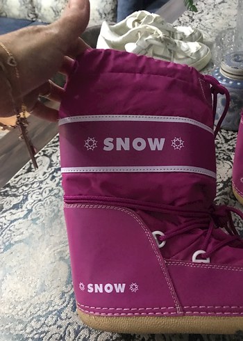 Kız Çocuk Pembe Street Wear Kar Botu - Görsel 2