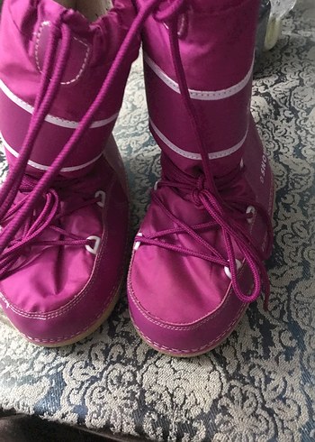 Kız Çocuk Pembe Street Wear Kar Botu - Görsel 6