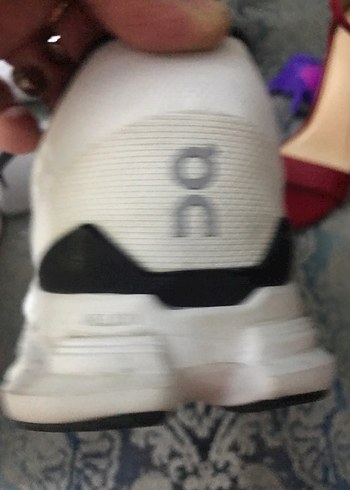 Beyaz Bağcıklı Stiletto Topuklu Sneakers - Görsel 6