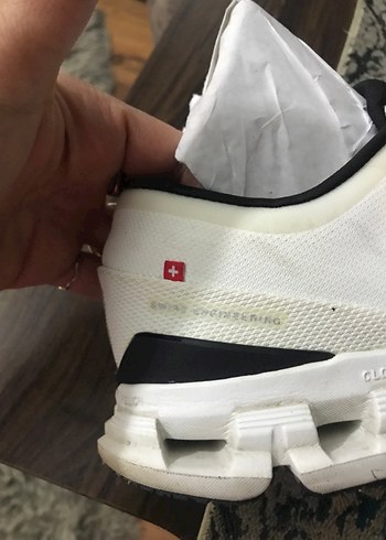 Beyaz Bağcıklı Stiletto Topuklu Sneakers - Görsel 2